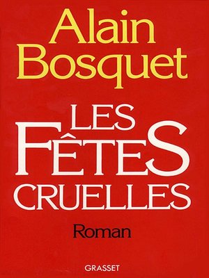 cover image of Les fêtes cruelles